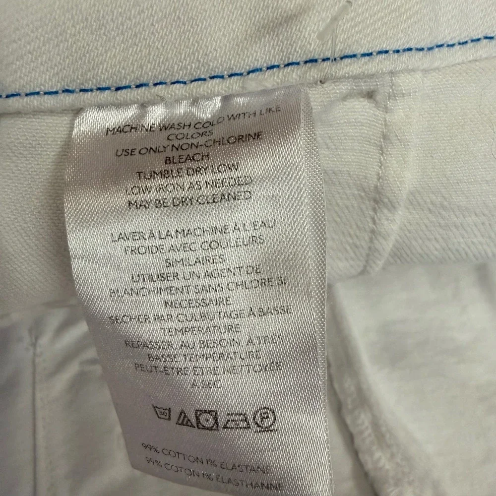 Maeve The Colette Shorts Women 34 White NWT High Rise Cotton